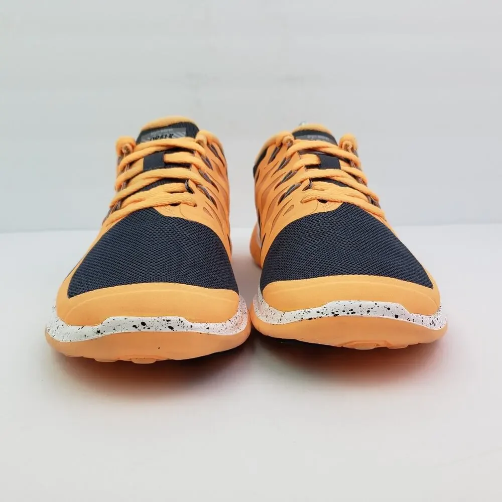 Nike ID Free 5.0 Womens Size 8 Orange Gray Running Sneaker Shoes_5